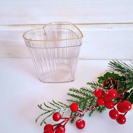 ORGANIZADOR ACRÍLICO EN FORMA DE CORAZÓN