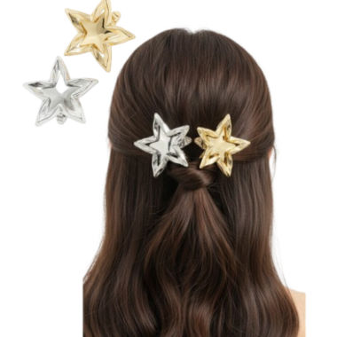 PINZA DE ESTRELLA METALIZADA