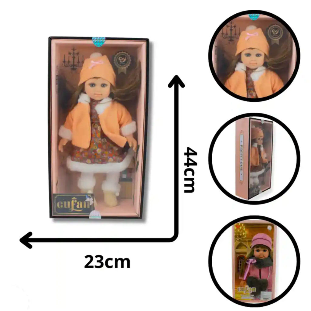 MUÑECA EN CAJA CON GORRO