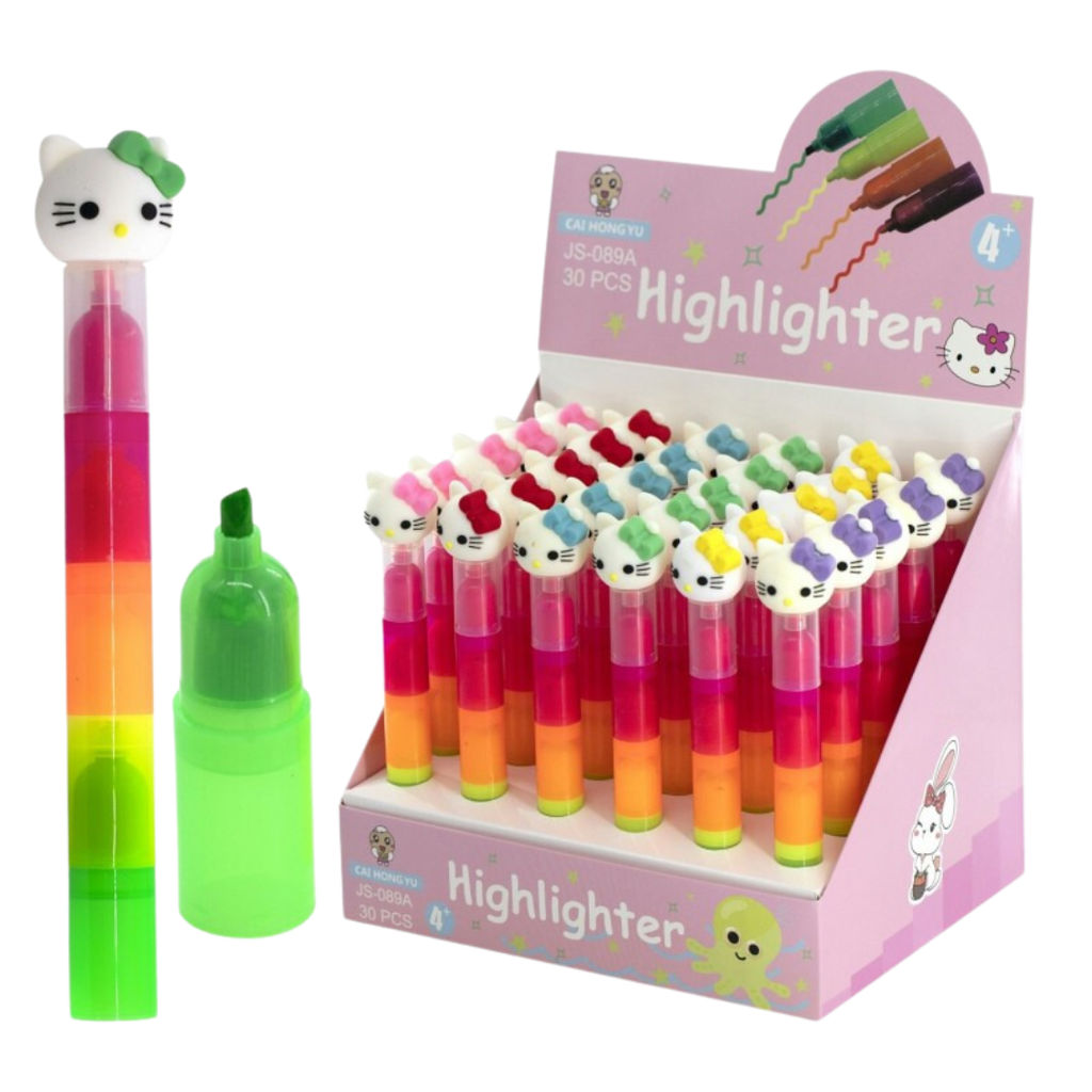 RESALTADORES DE COLORES KITTY