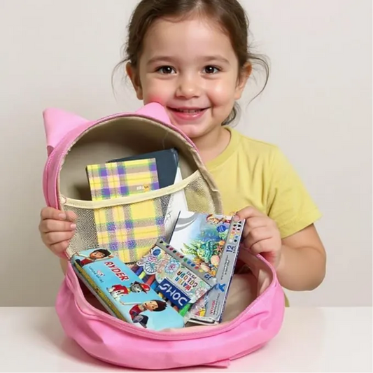 MORRAL ARCOIRIS GATITO CON LUZ