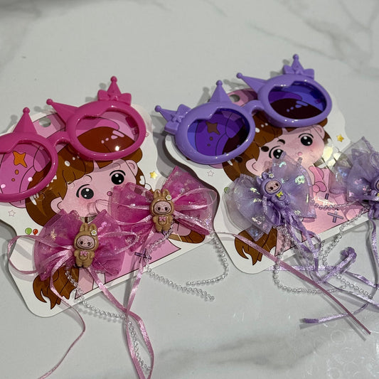 SET DE LENTES + PINZAS LABUBU