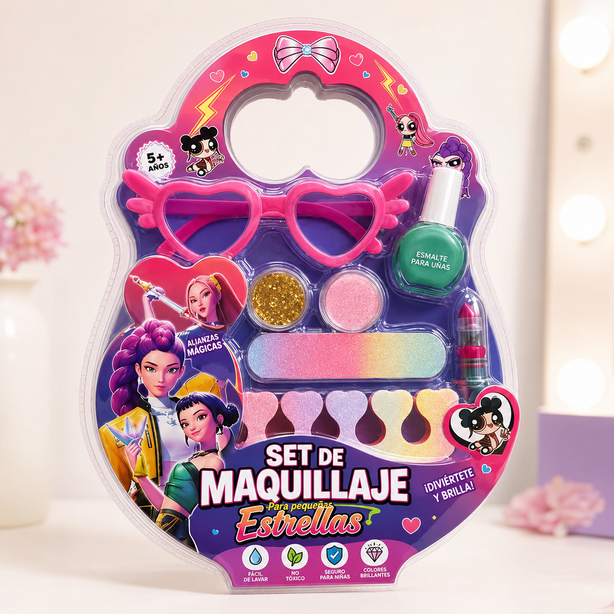 SET DE UÑAS DE GUERRERAS KPOP
