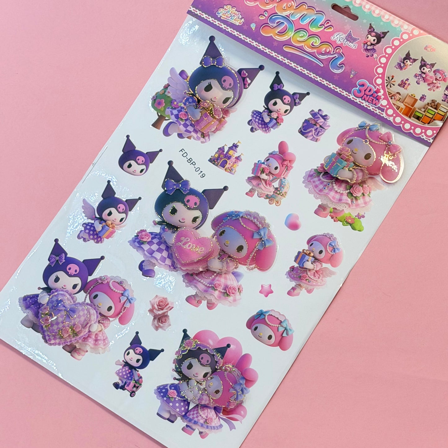STICKER GRANDE DE PERSONAJES