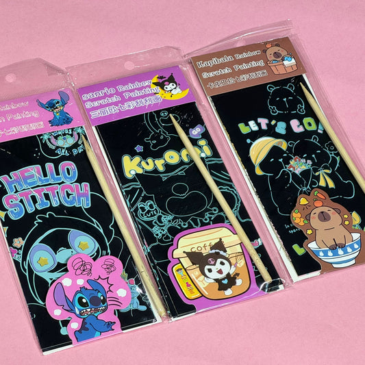 SCRATCH BOOK DE PERSONAJES