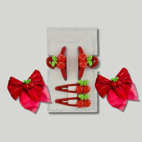 SET DE PINZAS CEREZA