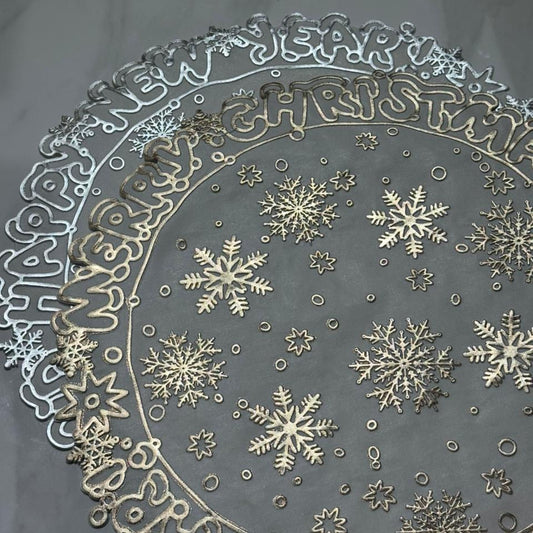 INDIVIDUAL REDONDO COPOS DE NIEVE