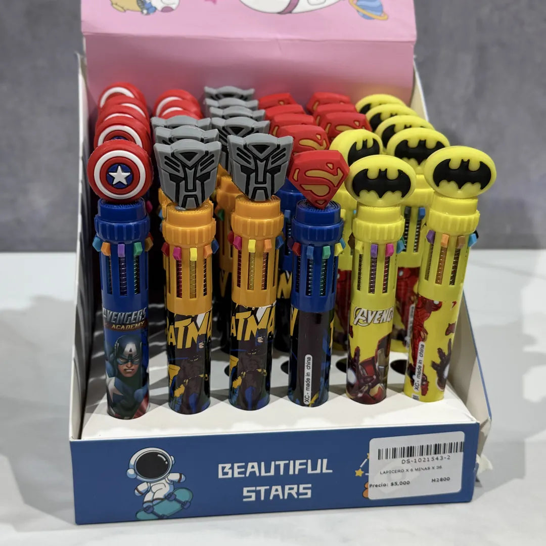 LAPICERO MULTIMINAS HEROES