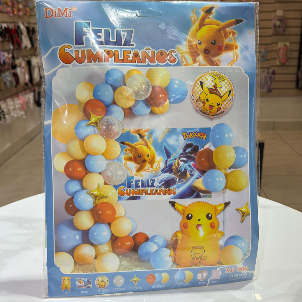 BOUQUET DE GLOBOS POKEMON