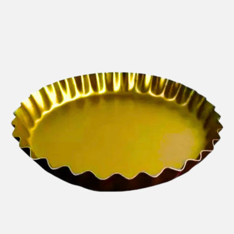 BANDEJA DORADA REDONDA