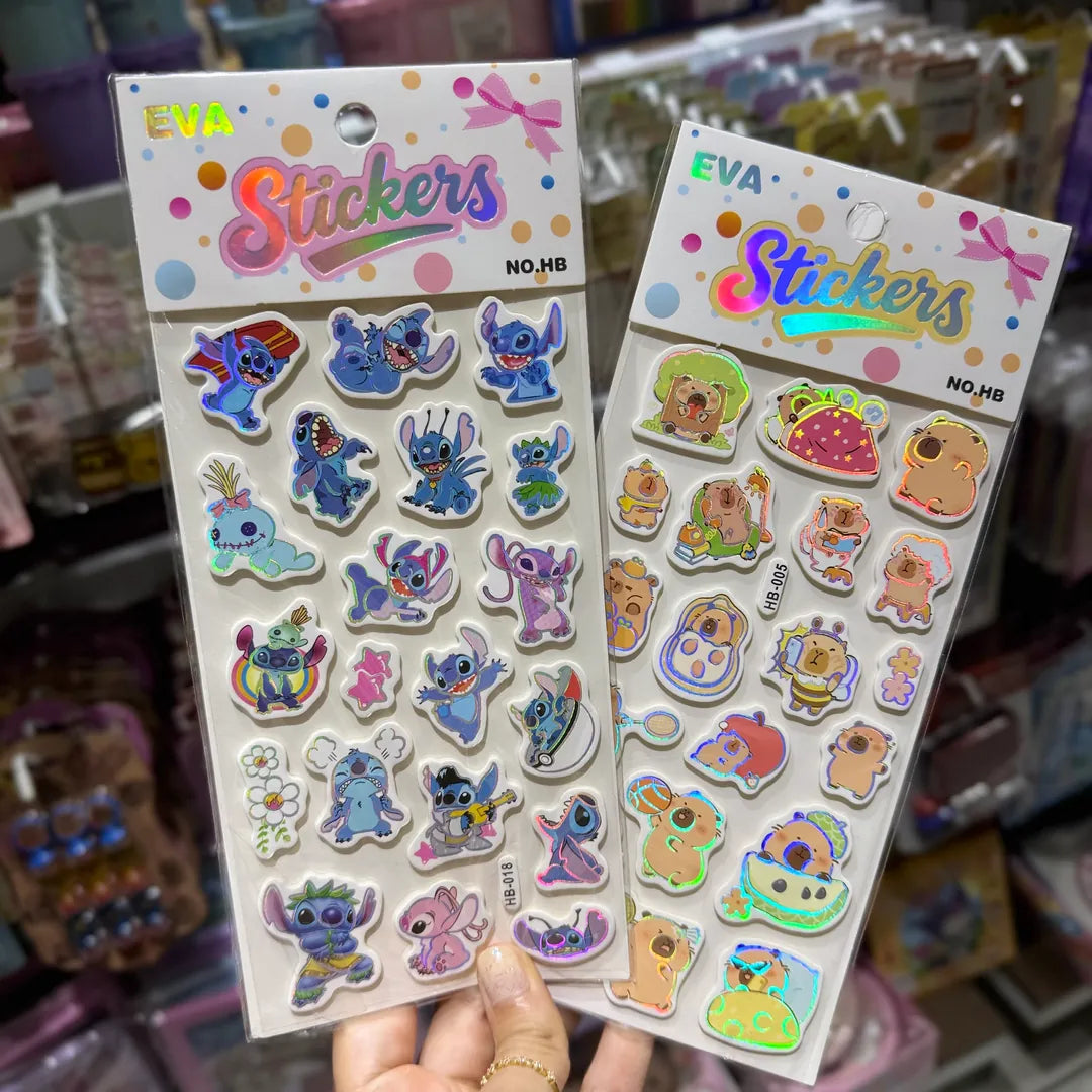 STICKERS PERSONAJES 3D