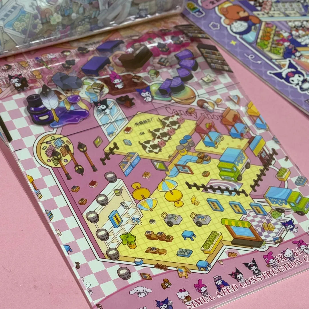 STICKERS ESCENARIOS DE SANRIO