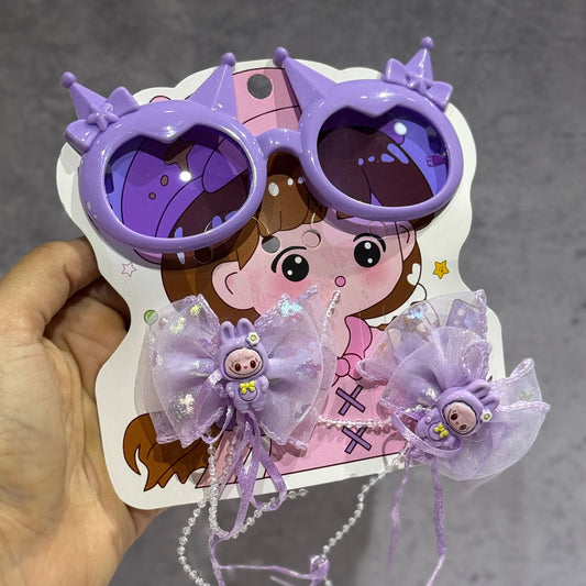 SET DE LENTES + PINZAS LABUBU