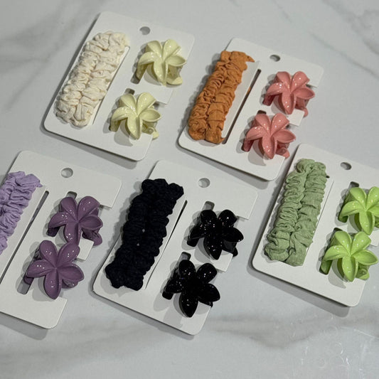 SET DE GANCHOS Y MOÑAS