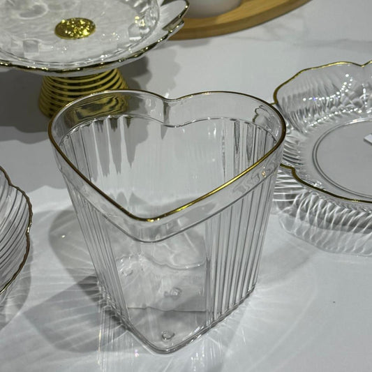 ORGANIZADOR ACRÍLICO EN FORMA DE CORAZÓN