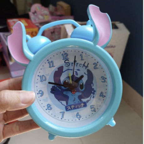 RELOJ DESPERTADOR STITCH
