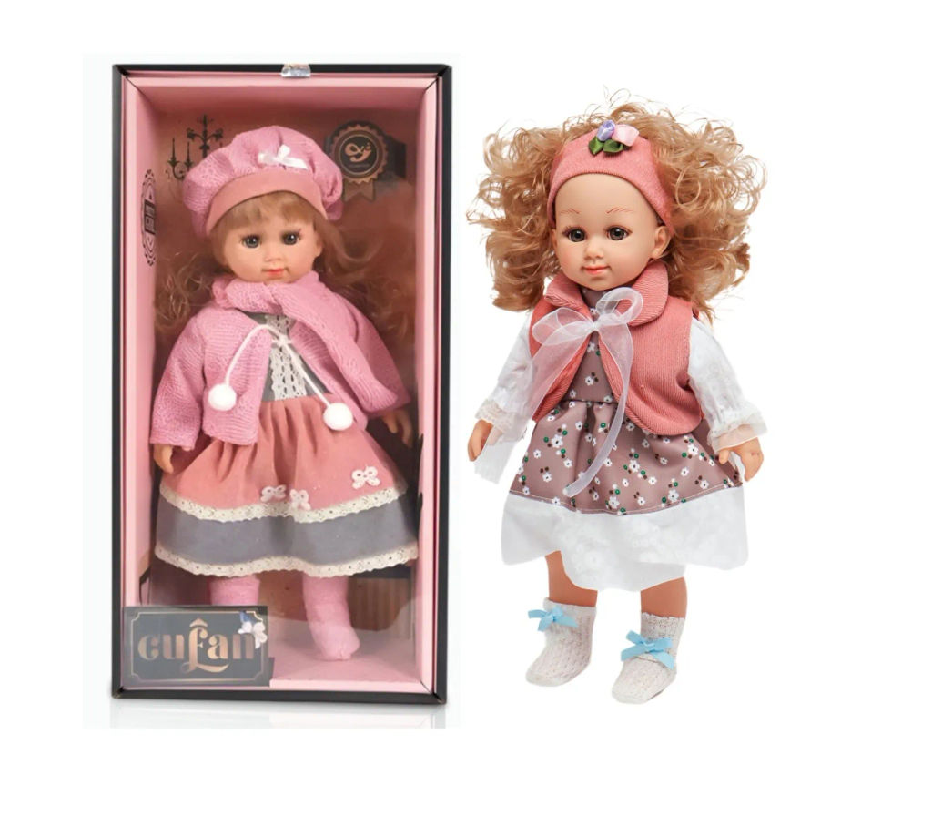 MUÑECA EN CAJA CON BOINA