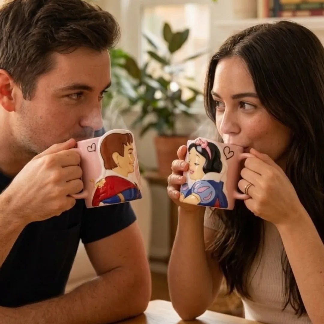 TAZA DE BLANCA NIEVES Y PRINCIPE FLORIAN