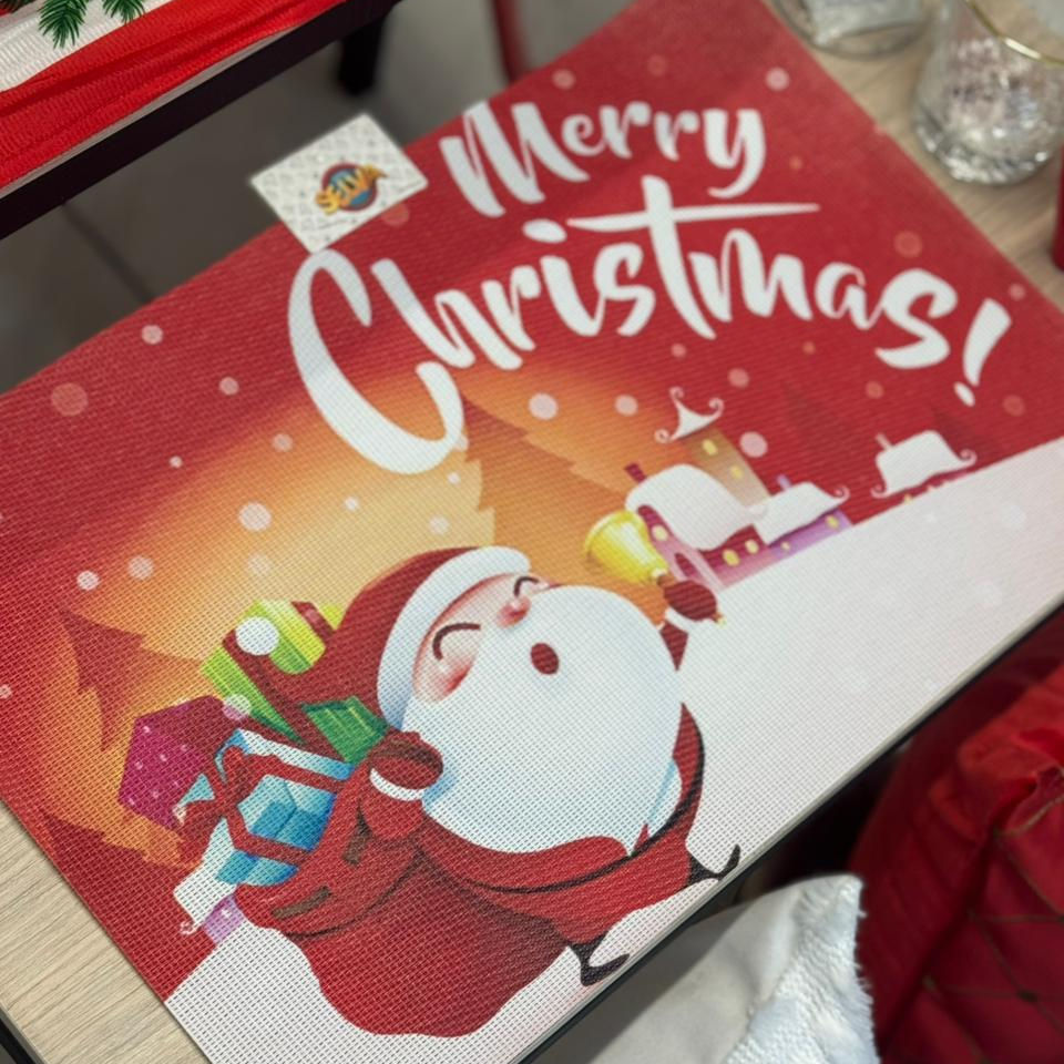 INDIVIDUAL NAVIDEÑO RECTANGULAR