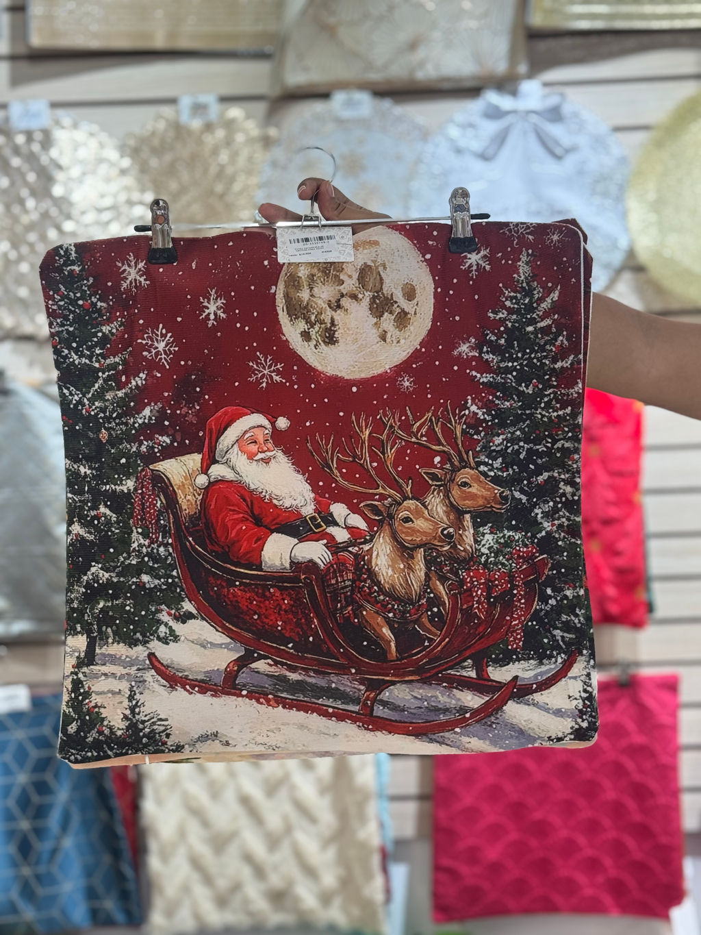 FUNDAS NAVIDEÑAS ESTAMPADAS