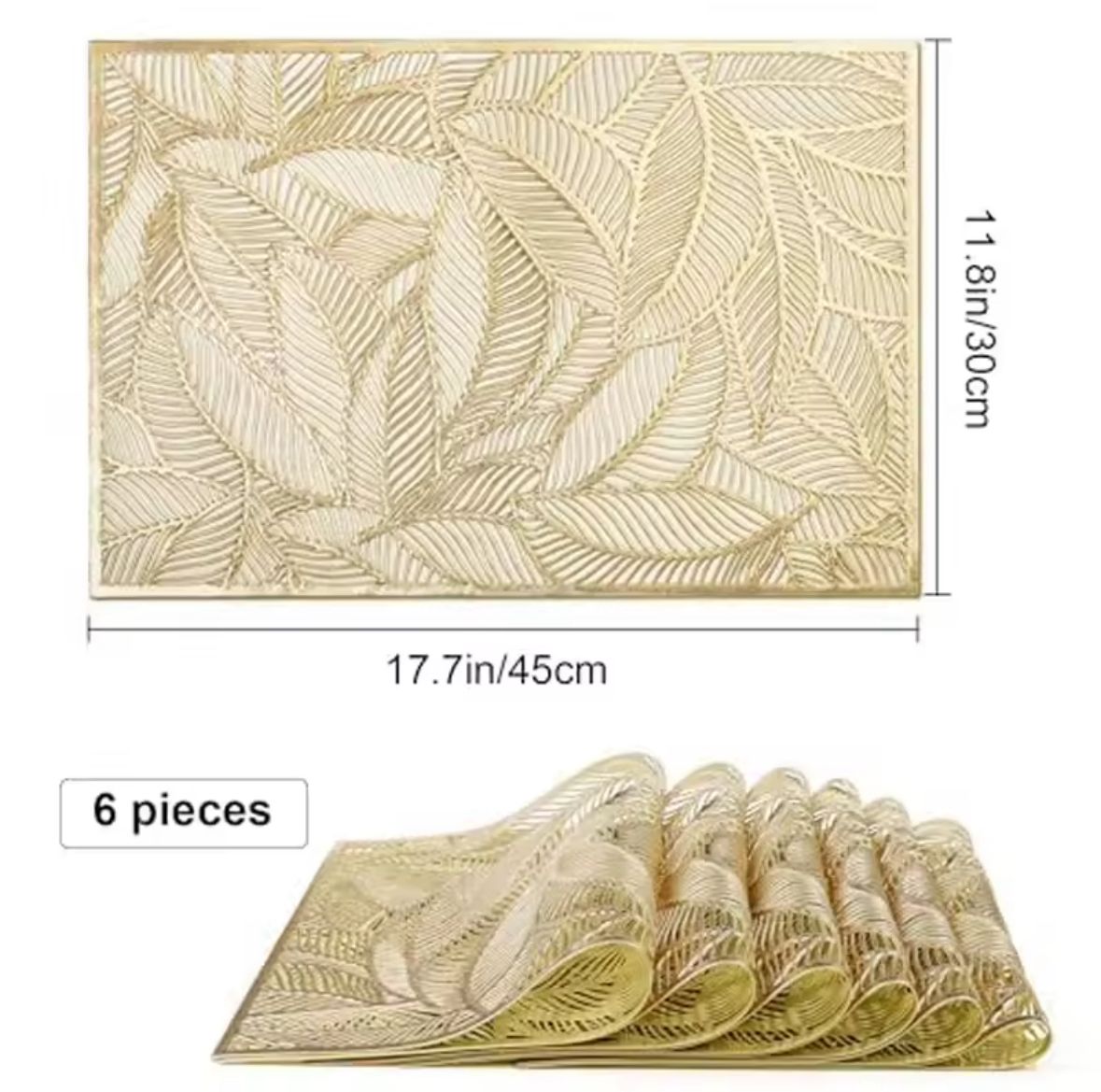 INDIVIDUAL DE MESA RECTANGULAR