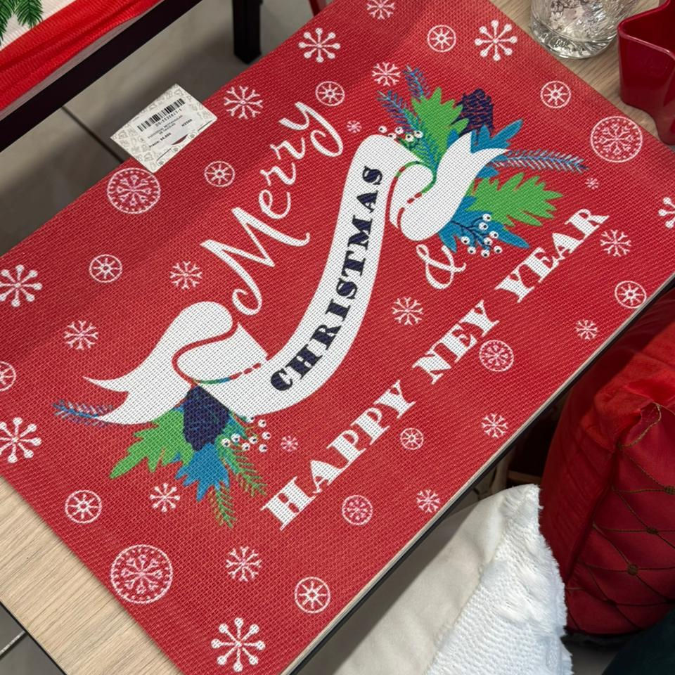 INDIVIDUAL NAVIDEÑO RECTANGULAR