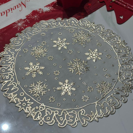 INDIVIDUAL REDONDO COPOS DE NIEVE