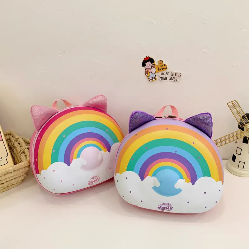 MORRAL ARCOIRIS GATITO CON LUZ