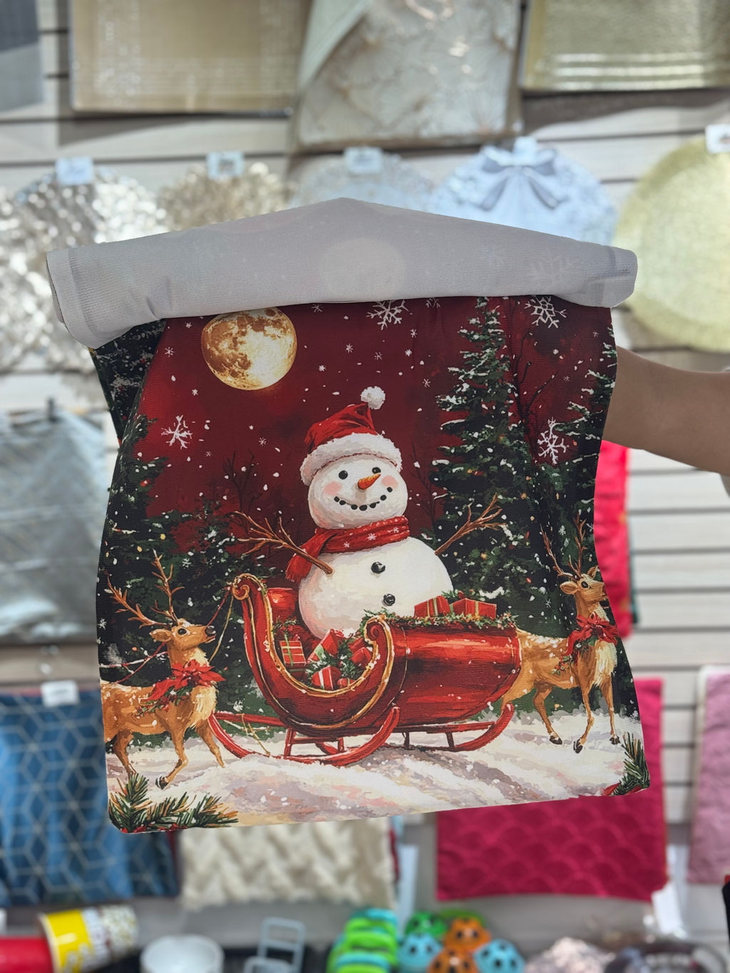 FUNDAS NAVIDEÑAS ESTAMPADAS