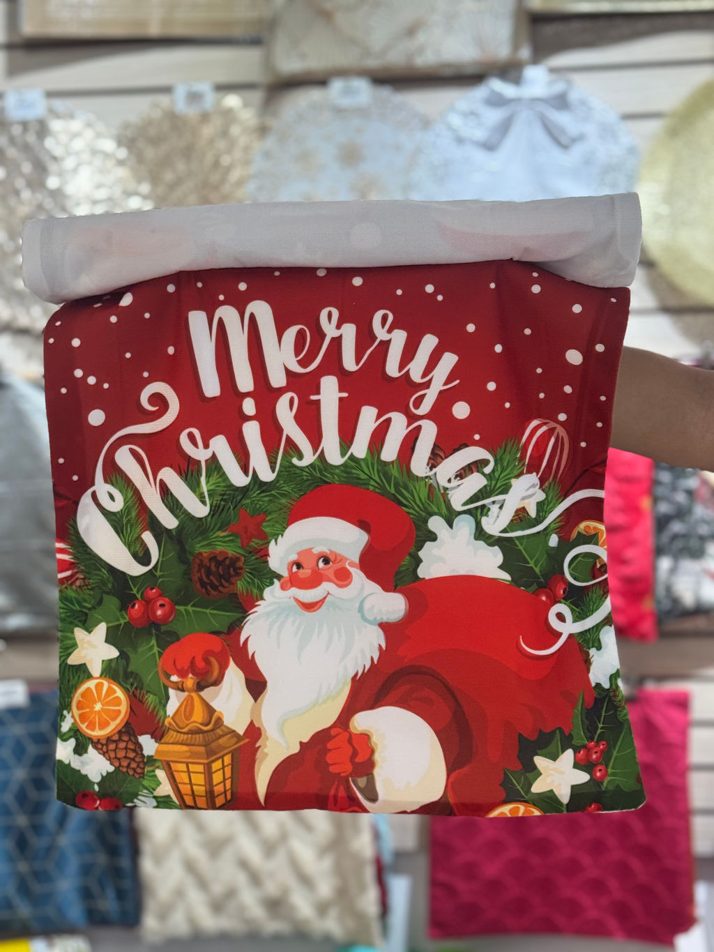 FUNDAS NAVIDEÑAS ESTAMPADAS