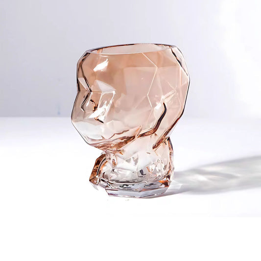 FLORERO DE VIDRIO FORMA DE ROSTRO PEQUEÑO