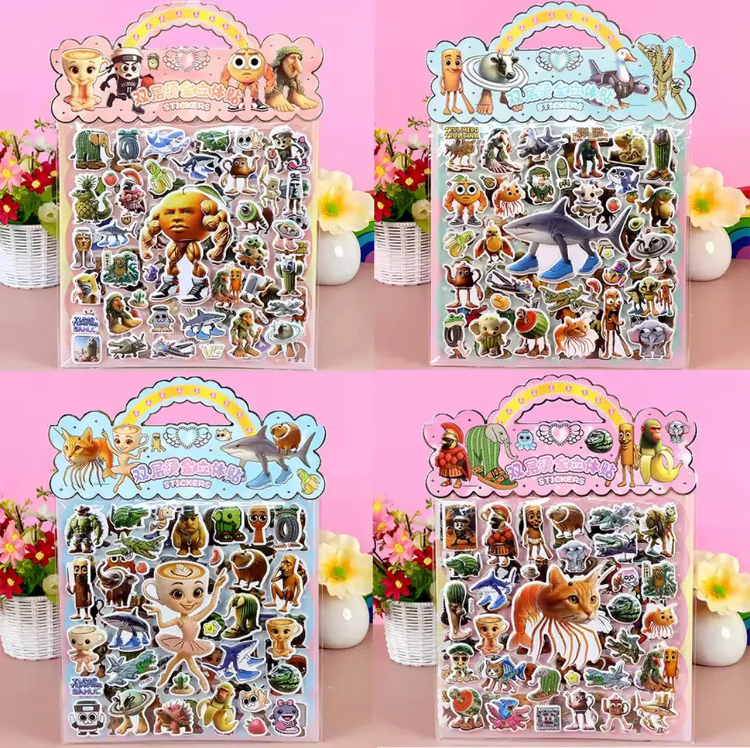 STICKERS PERSONAJES SURTIDOS