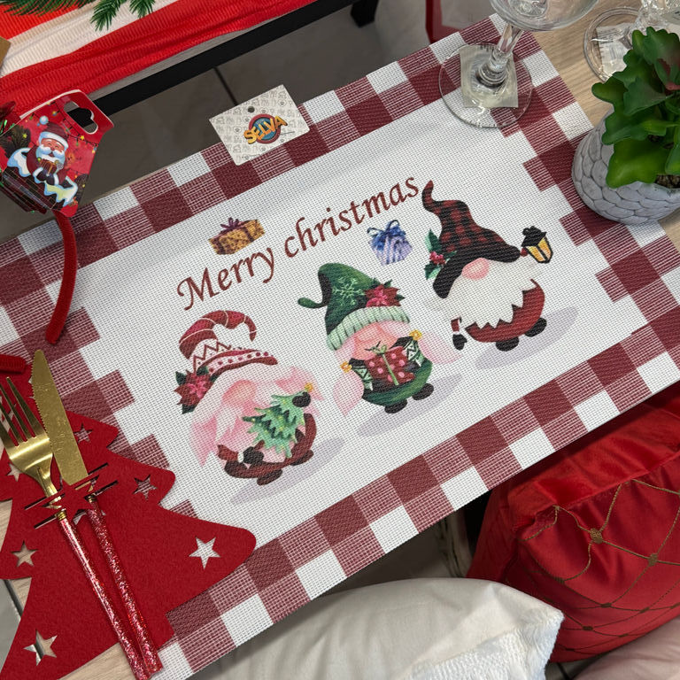 INDIVIDUAL NAVIDEÑO RECTANGULAR