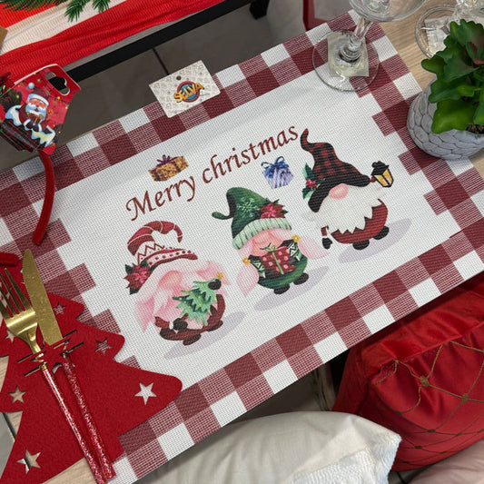 INDIVIDUAL NAVIDEÑO RECTANGULAR