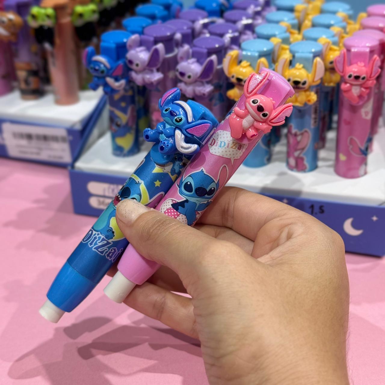BORRADOR RETRACTIL PERSONAJES CON PIN