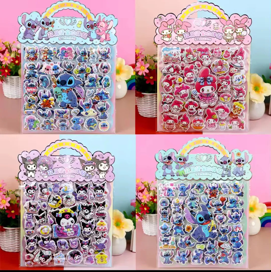 STICKERS PERSONAJES SURTIDOS