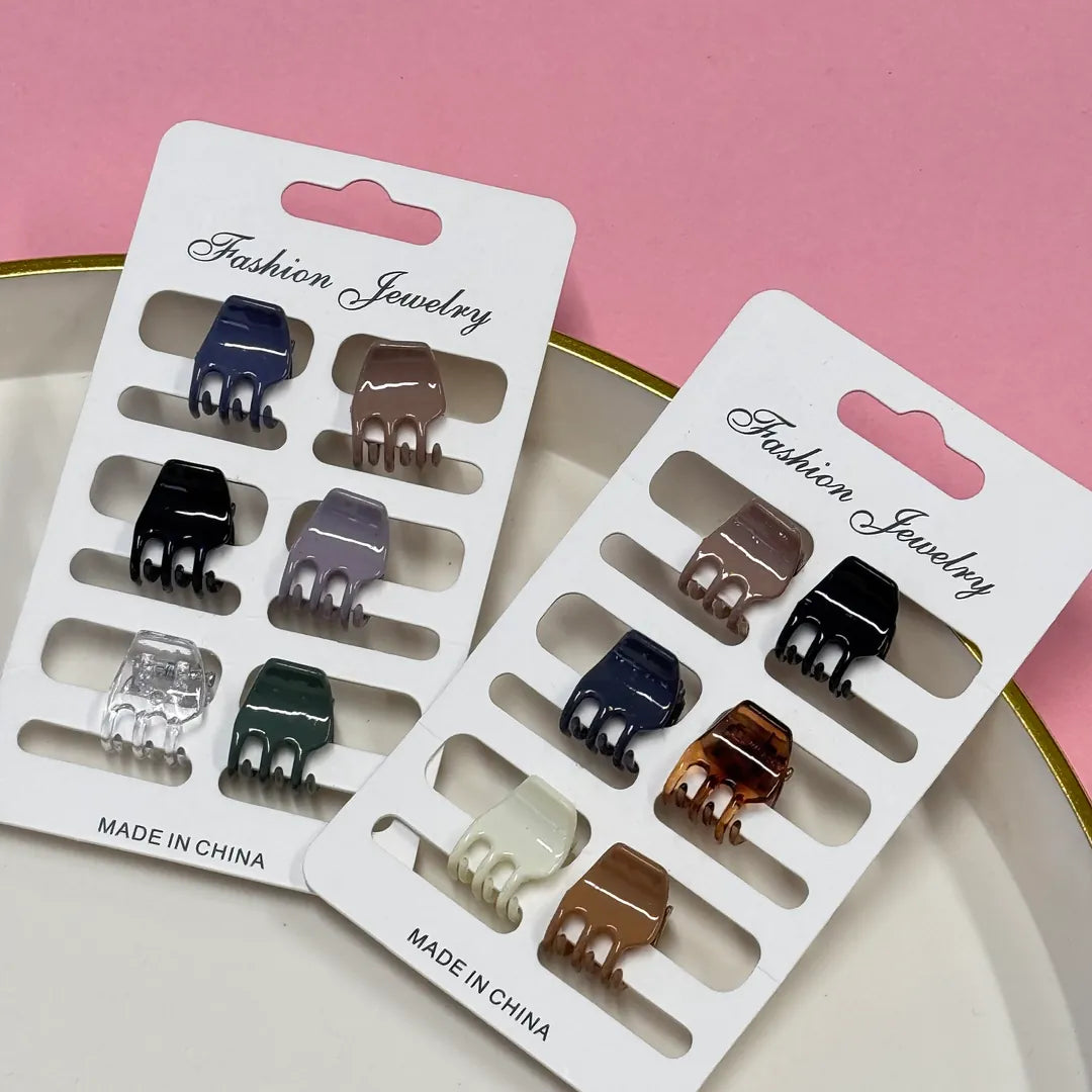 PINZA DE CABELLO x 6 UNDS