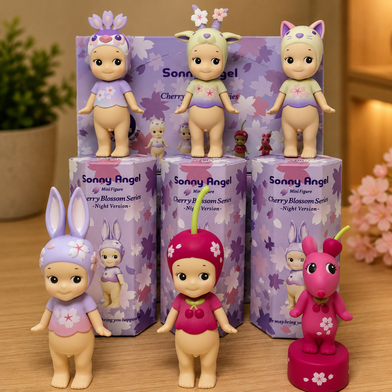 SONNY ANGEL FLOR CEREZO PURPURA