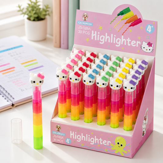 RESALTADORES DE COLORES KITTY