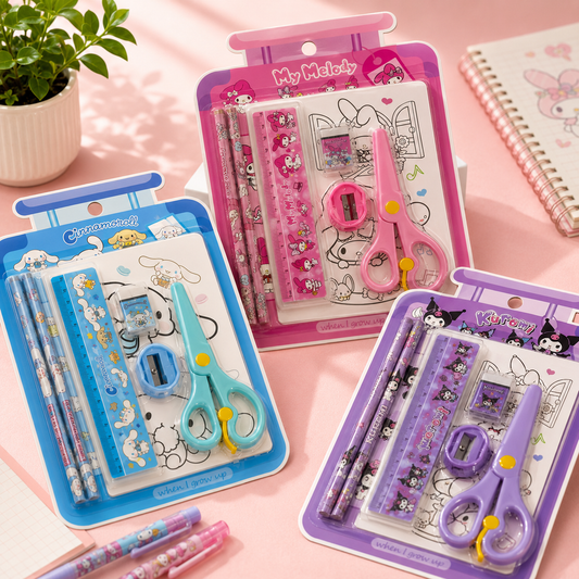 KIT ESCOLAR CON TIJERAS