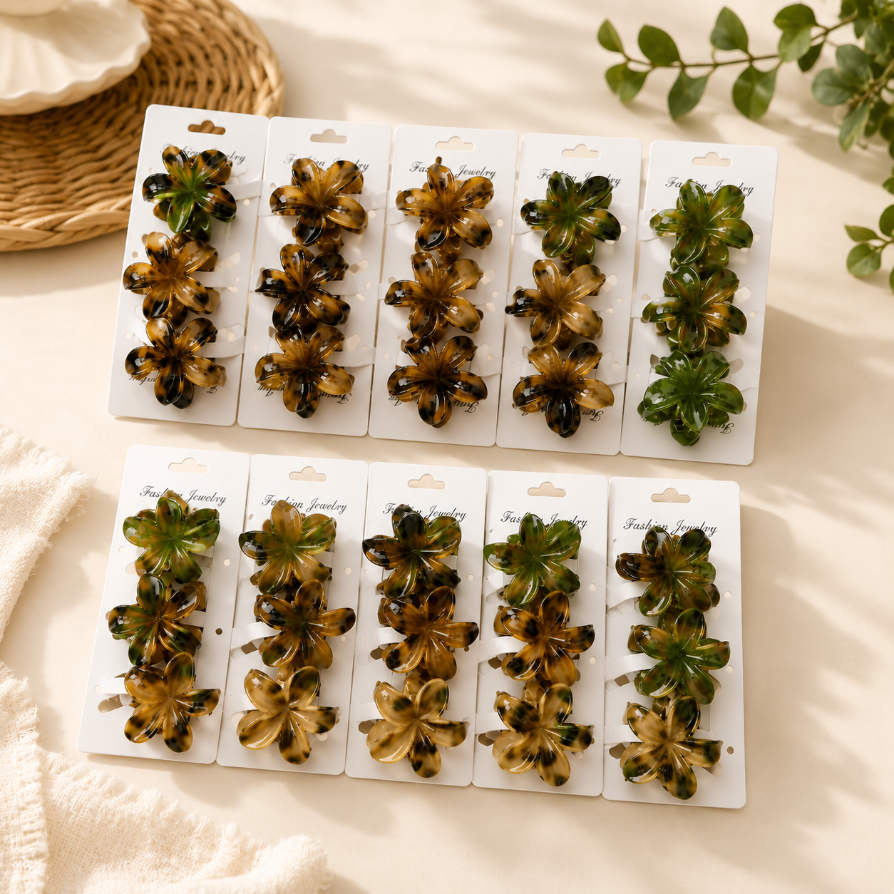 GANCHITOS DE FLOR x3