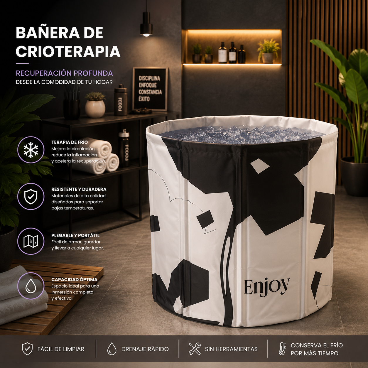 BAÑERA PARA CRIOTERAPIA