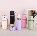 Termo térmico con taza incorporada