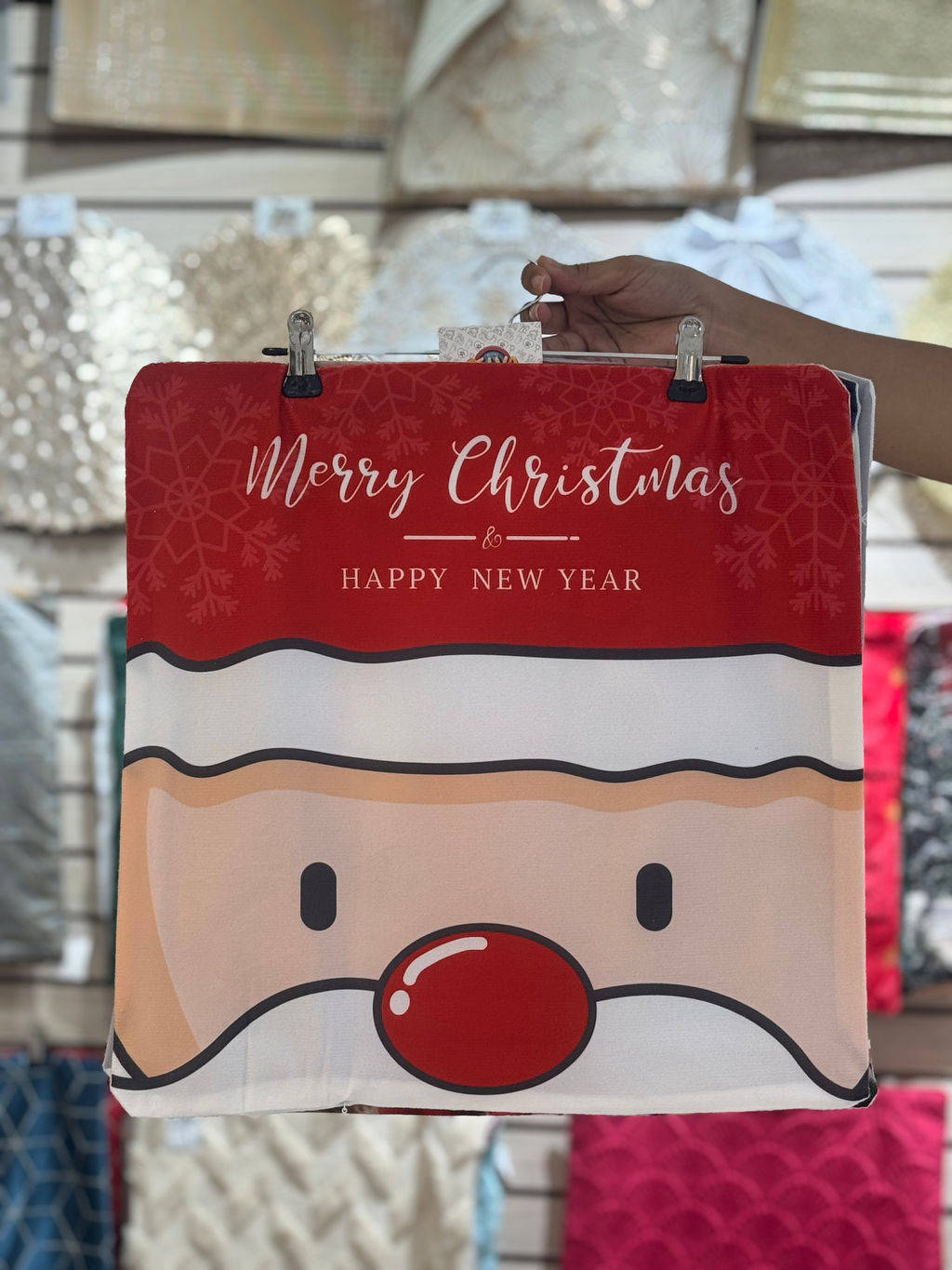 FUNDAS NAVIDEÑAS ESTAMPADAS