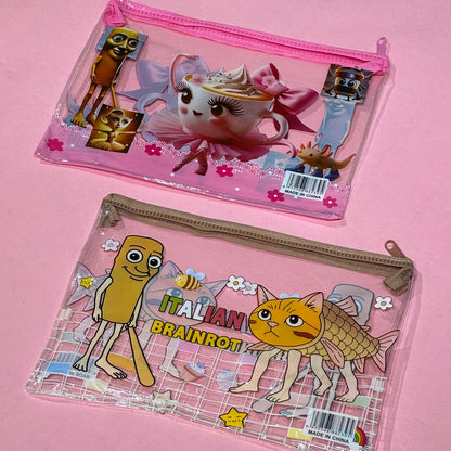 CARTUCHERA TRANSPARENTE SANRIO