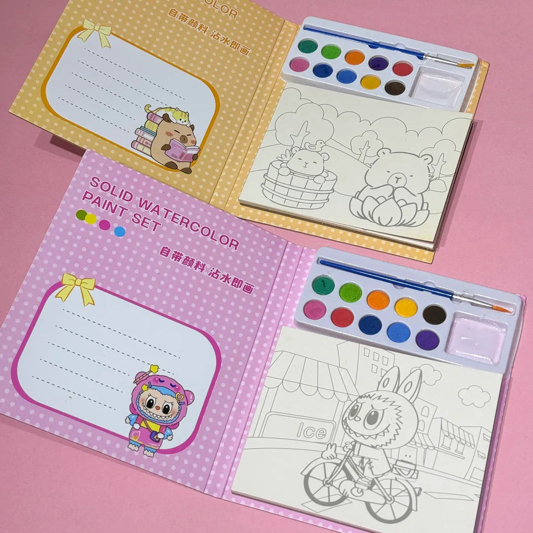 LIBRO DE PINTAR CON ACUARELAS