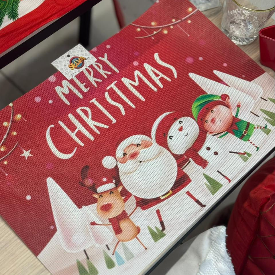 INDIVIDUAL NAVIDEÑO RECTANGULAR