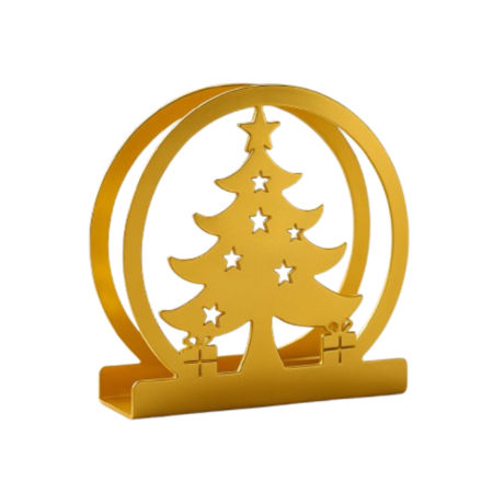SERVILLETERO NAVIDEÑO METALICO