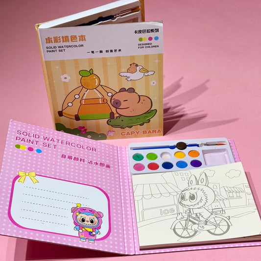 LIBRO ACUARELAS PASTA DURA SURTIDO