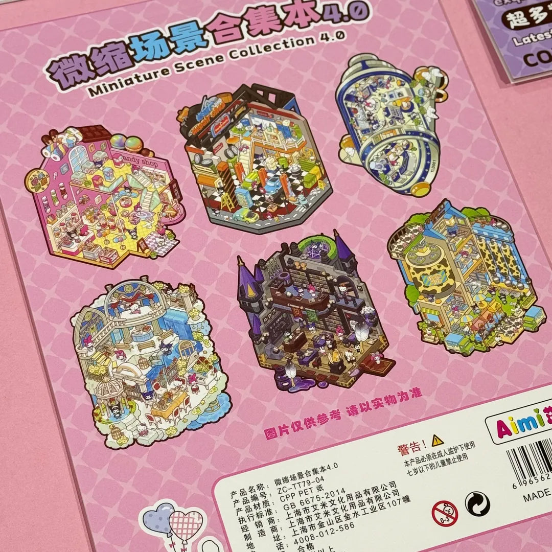 STICKERS ESCENARIOS DE SANRIO